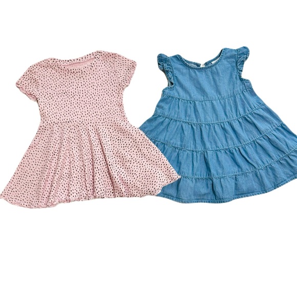❤️4 for $20❤️ 2X Okie Dokie Girl Summer Dress Size 6 months - Picture 1 of 8